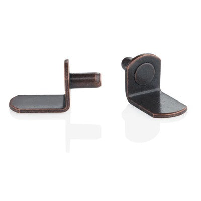 5mm Antique Bronze Shelf Support Plug In L Shaped Pins