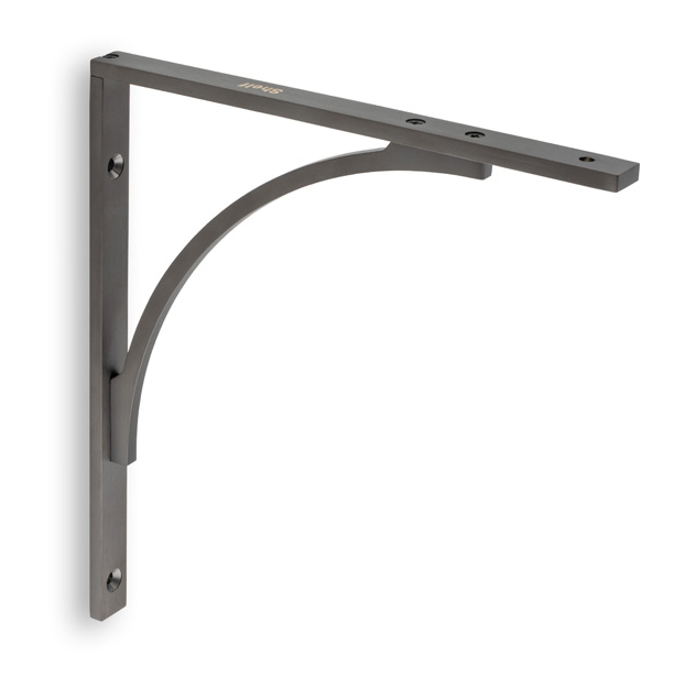 Alexander and Wilks Eden Solid Shelf Bracket Dark Bronze