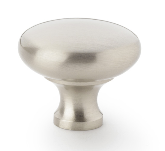 Alexander and Wilks Wade Round Cabinet Knob Satin Nickel