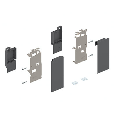 Blum-Orion-Grey-LEGRABOX-C-Gallery-Rail-Internal-Fascia-Fixing-Set