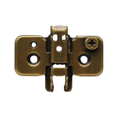 Blum Mounting Plate 173H7100 ANTIQUE BRASS Cruciform 0mm Spacing
