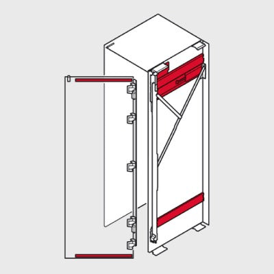 Blum REVEGO Uno Hinge Bracket Set Height 2407-2556mm