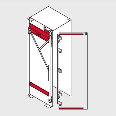 Blum REVEGO Uno Hinge Bracket Set Height 2407-2556mm