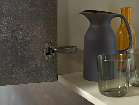 Blum Soft Close 95° Profile Full Overlay Black Cabinet Hinge Set