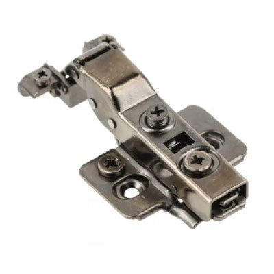 Cabinet Hinge Silence Soft Close 100° Black Half Overlay Aluminium Frame