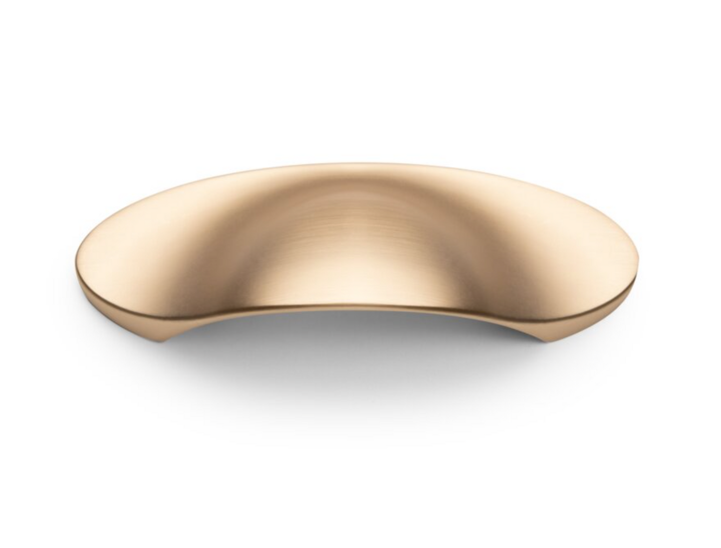 Cabinet Cup Pull Handle SHELL Matt Brushed Gold