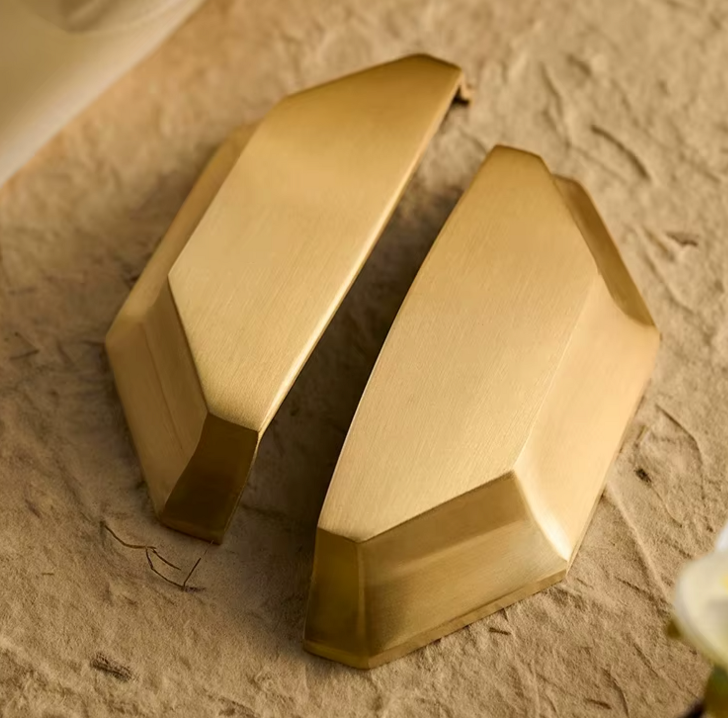 Cabinet Cup Handle Shell Collection Brushed Brass