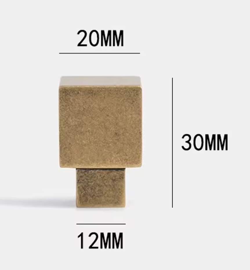 Cabinet Knob Square Cube Collection