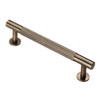 Carlisle Brass Cabinet T-Bar Knurled Pull Handle Antique Brass FTD700