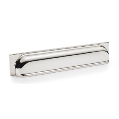 Carlisle Brass Quantock Cabinet Cup Pull Handle Polished Nickel-203mm