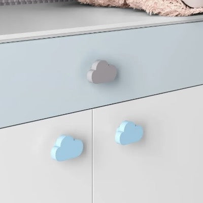 Children Cabinet Knob Cloud Novelty Cupboard Kids Handles