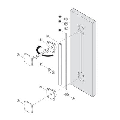 Door Straightening System Set Planofit Wooden Doors Black