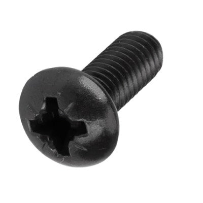 Euro Hinge Screws 6x14mm Round Black for Cabinet Hinges