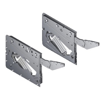 Grass Kinvaro T-Slim Soft Close Lift Mechanism Set Silver