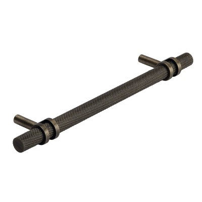 Hafele Barchester Knurled Pull Cupboard Handle Antique Bronze
