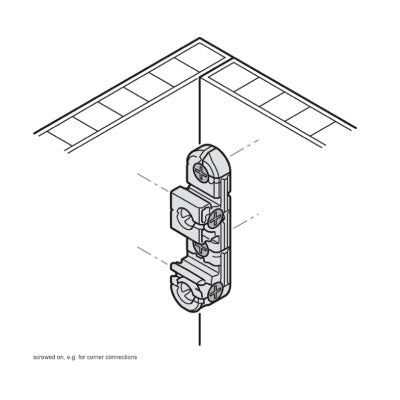 Hafele Ixconnect UC 262.00.100 Plastic Universal Connector