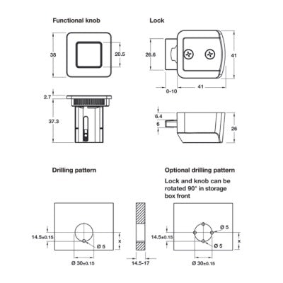 Hafele Push to Open Locking System for Panel Doors