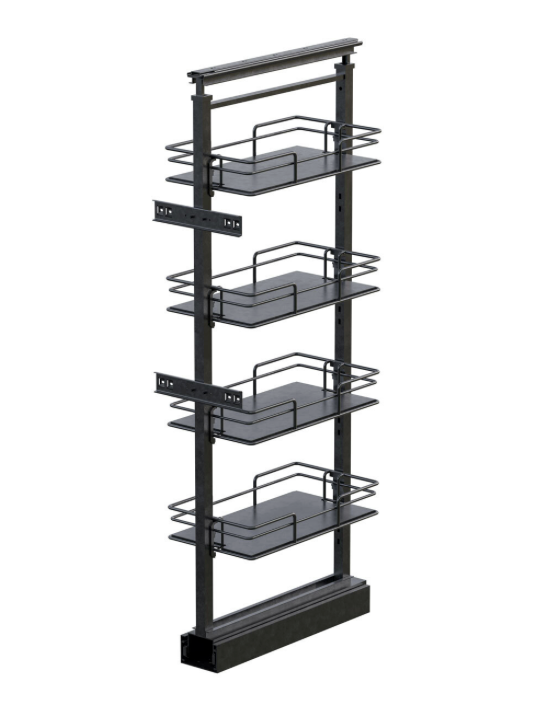 Kitchen Pull Out Larder Soft Close Anthracite