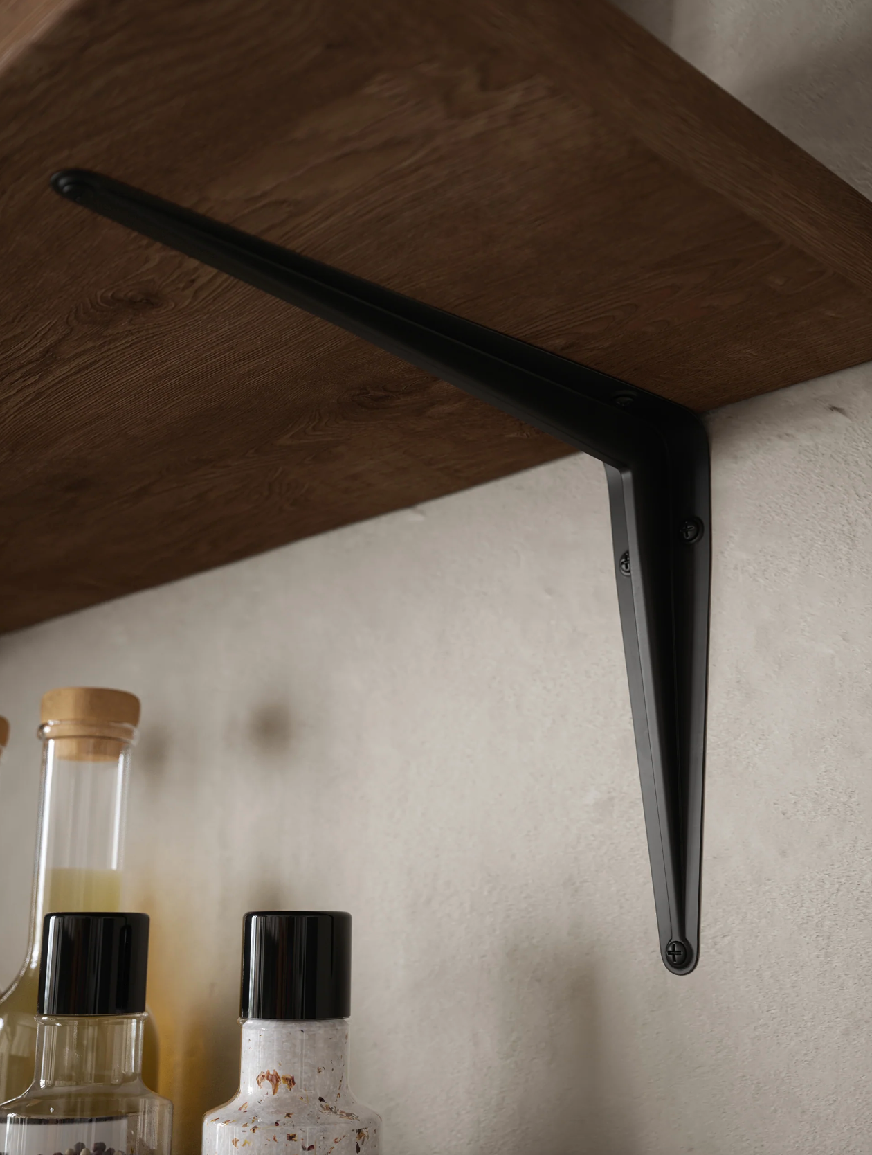 Rothley London Shelf Brackets Matt Black