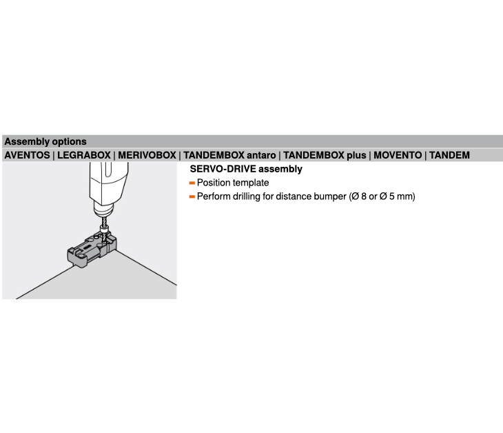 Blum ZML.1090 Drilling Template for Distance Bumper