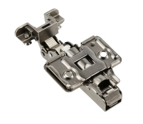 Cabinet Hinge Silence Soft Close 100° Black Half Overlay Aluminium Frame
