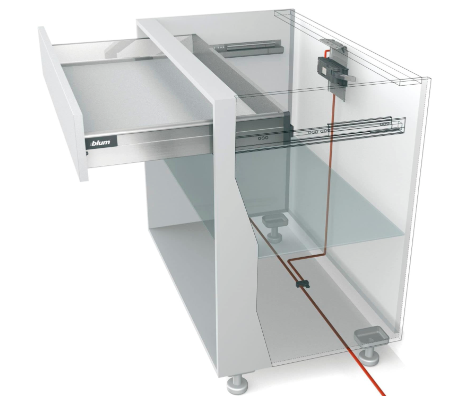 Blum Z10D6252 SERVO-DRIVE Cabinet Upper Profile Fixing Bracket
