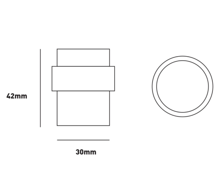 Eclipse Solid Steel Rubber Buffer Floor Door Stops