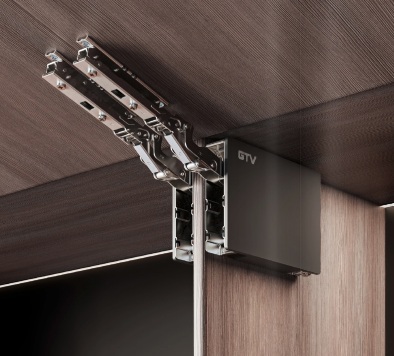 Soft Close Lift Mechanism Stay Cabinet Hinge Set