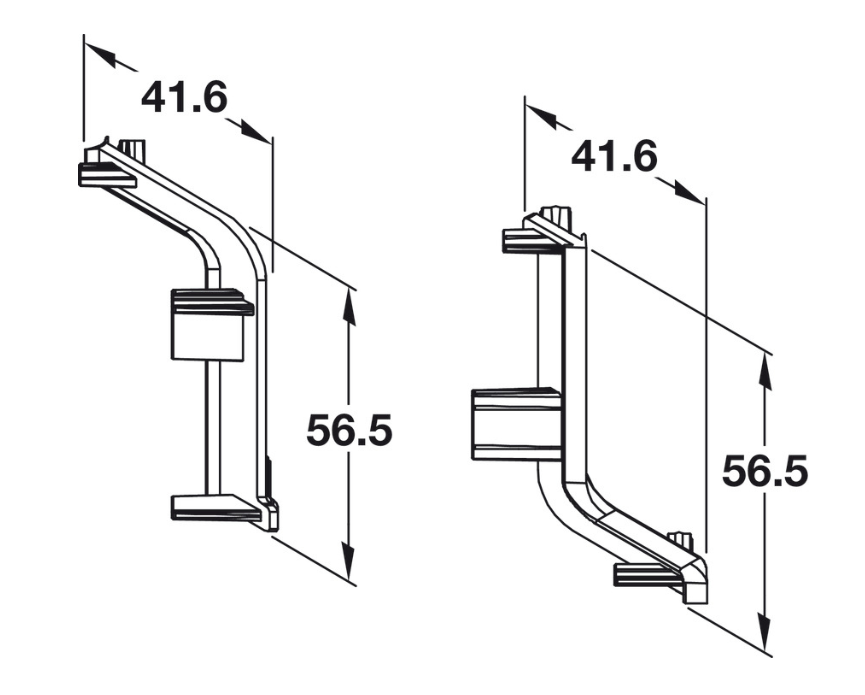 Gola System B Plus Plastic Profile Connector for Internal & External Corner