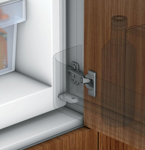 Blum 91K9550 MODUL Built-In Refrigerator Cabinet Hinge