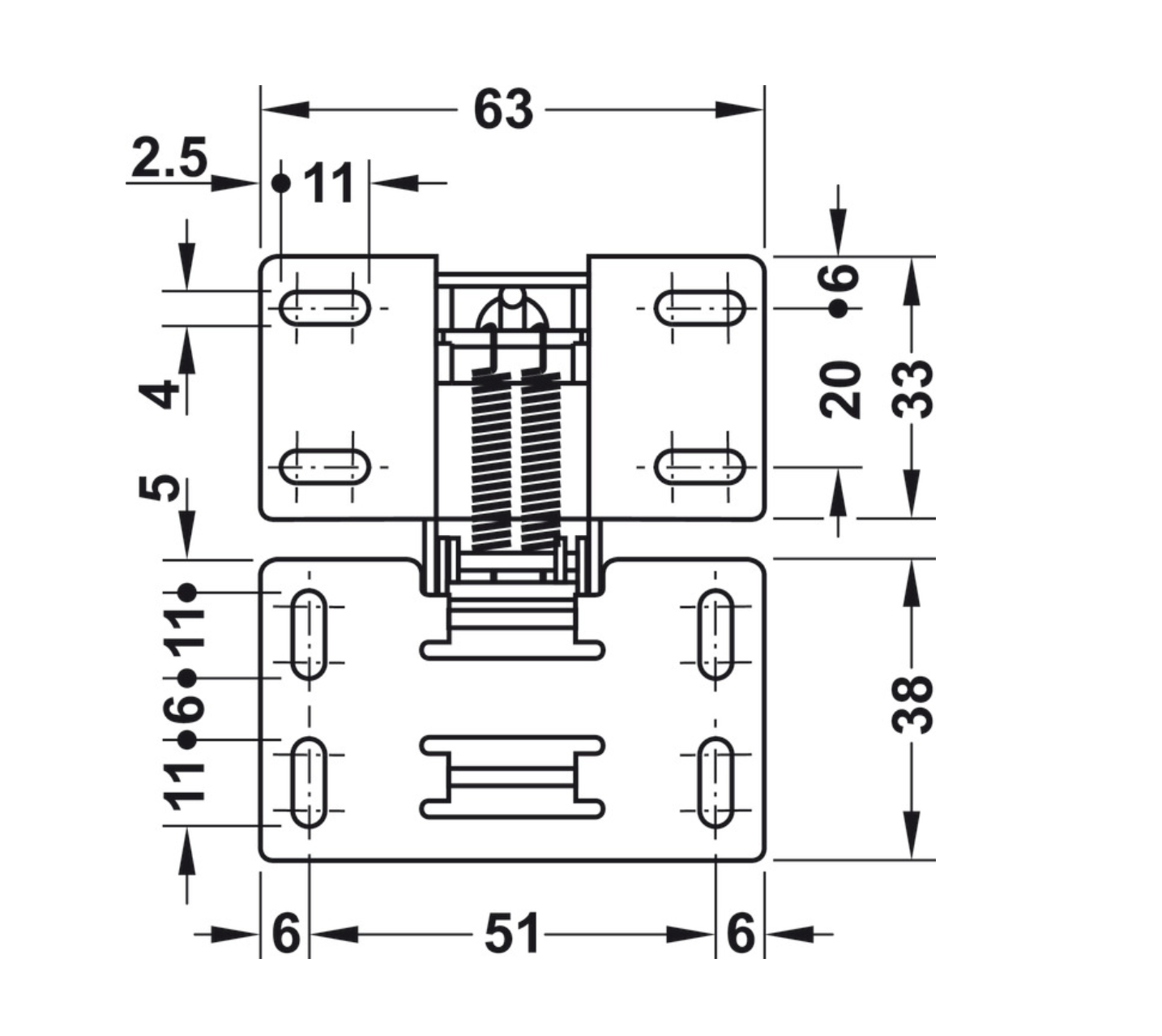 Hafele Swing Up Flap Door Hinge CH600