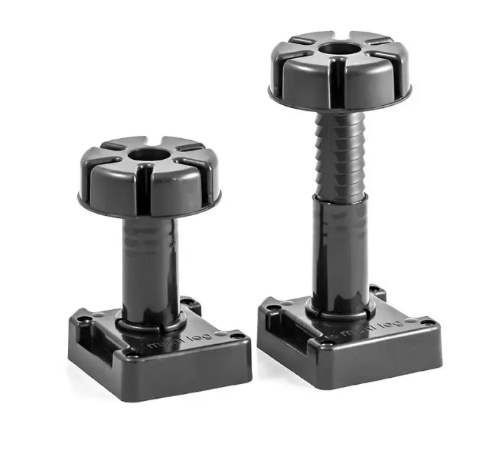 Heavy Duty Adjustable 125-195 mm Kitchen Cabinet Plinth Feet