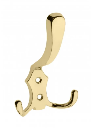 Triple Coat Hook Wall Door Mounted Clothes Hangers