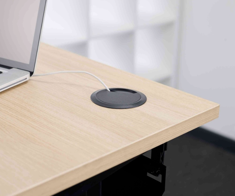Desk Grommet 60mm Cable Desk Outlet-Box 100