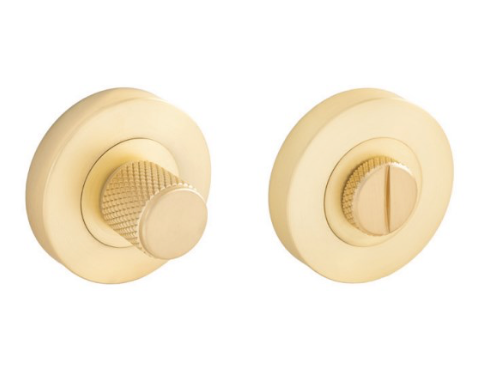 Eclipse Knurled Bathroom Thumbturn Release Set 52mm