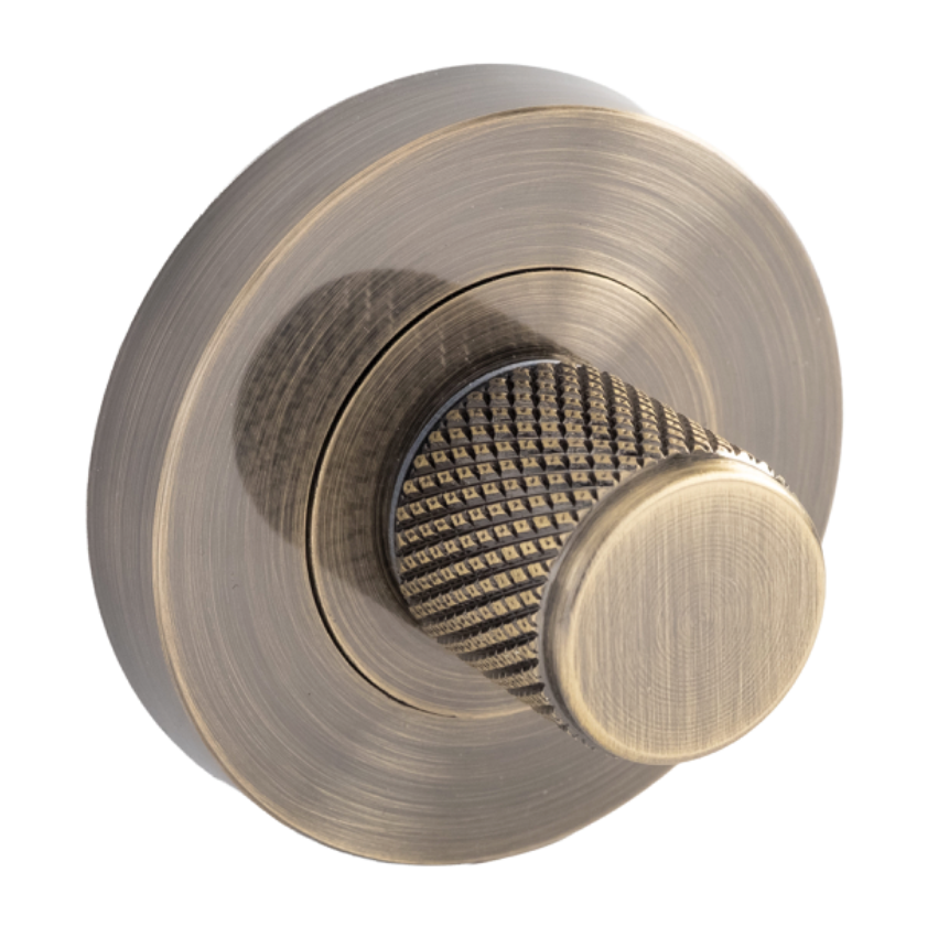 Eclipse Knurled Bathroom Thumbturn Release Set 52mm