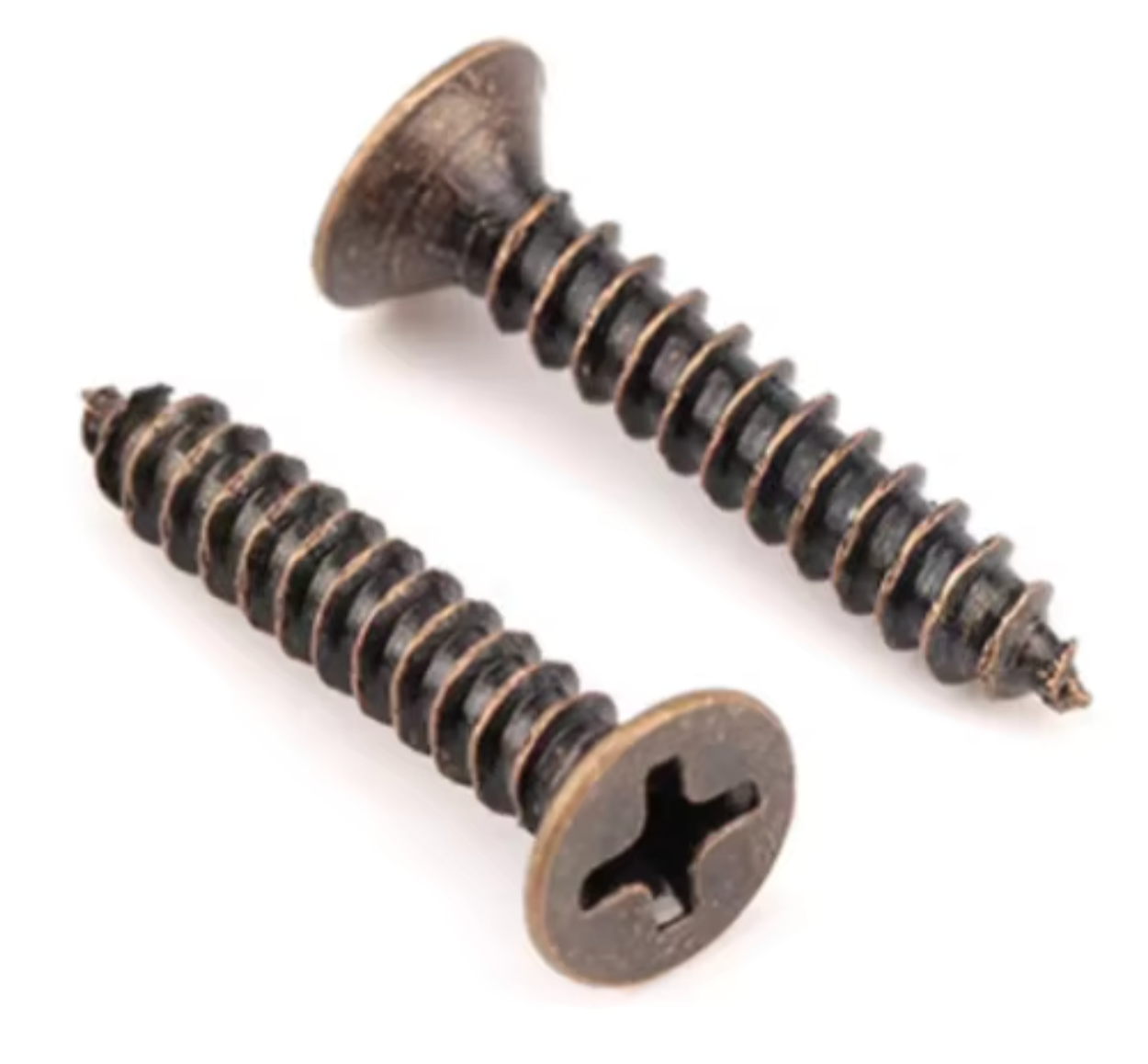 Cabinet Hinge Screws Antique Brass 3.5mm x 16mm