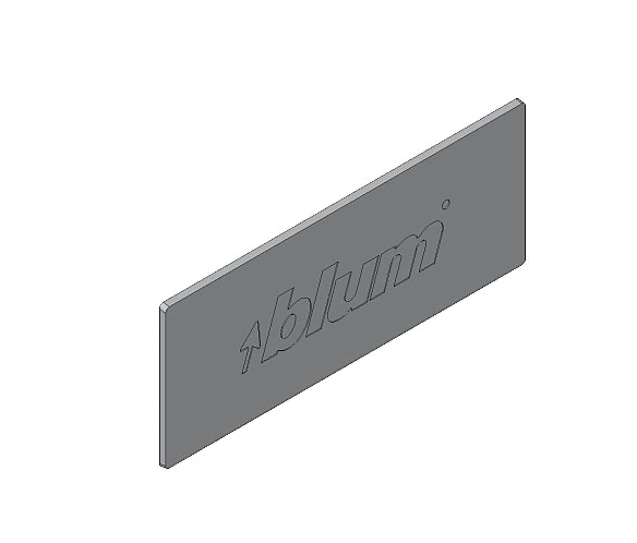 Blum ANTARO Sides Cover Cap - Blum Logo