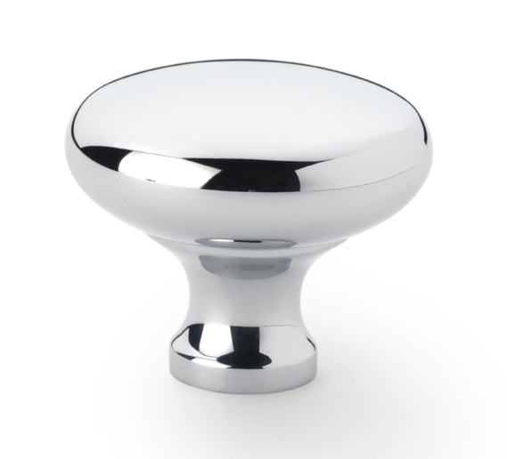 Alexander and Wilks Wade Round Cabinet Knob Polished Chrome