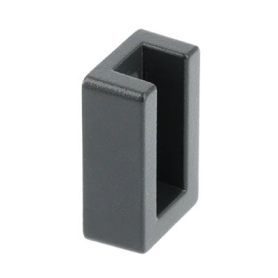 Wardrobe Hanging Rail Support Anthracite Rectangular