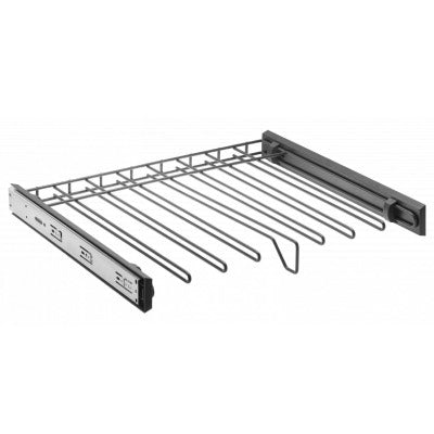 Wardrobe Pull Out Trouser Hanger Drawer Push to Open