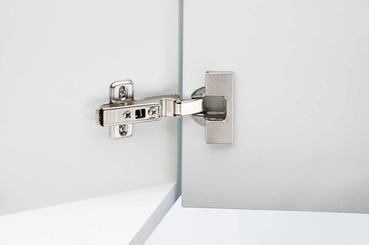 Blum 79B3450 Blumotion Overlay Angled -45° III Cabinet Hinge