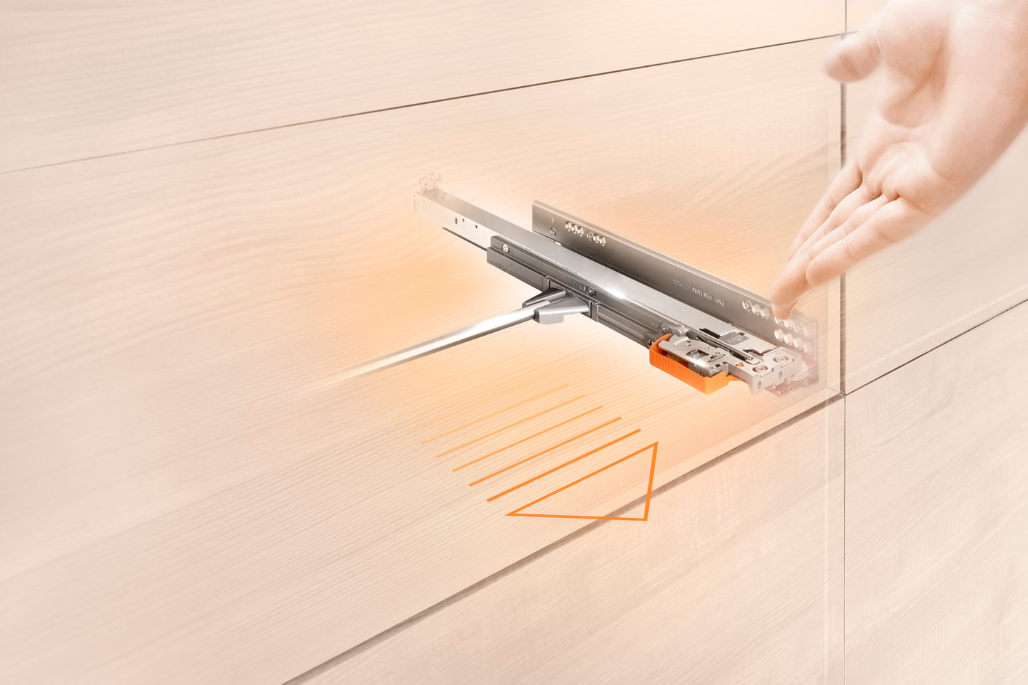 Blum MOVENTO Full Extension Tip-On 40 kg Drawer Runners