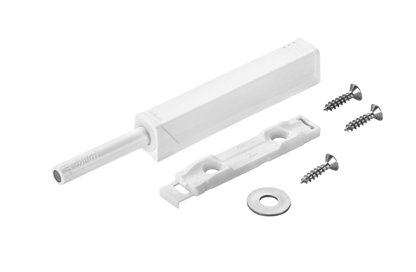 Blum 956A1004 Tip-On Push to Open Magnetic Long White & Adaptor