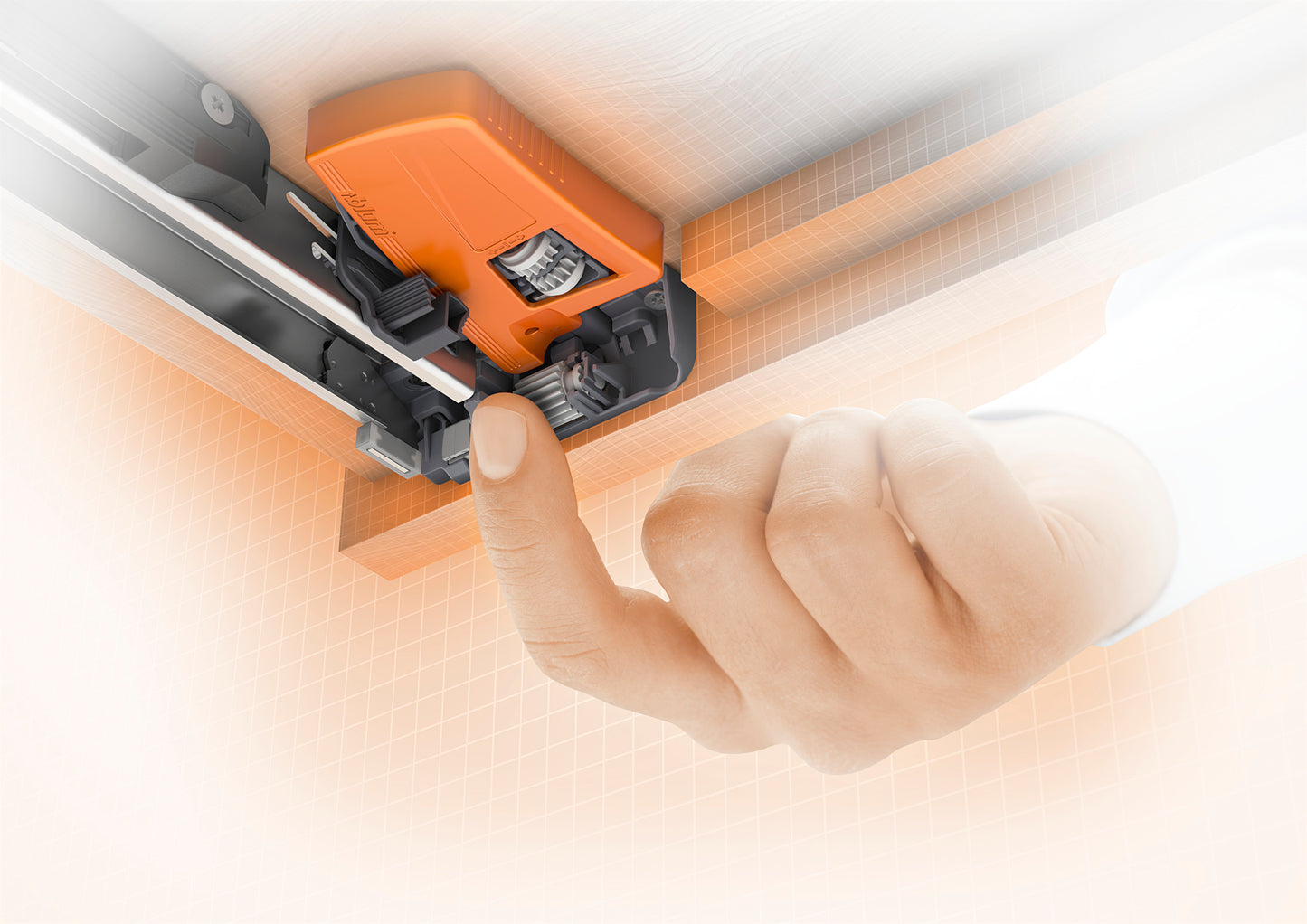 Blum Depth Adjustment For MOVENTO Locking Device 298.7601 Set