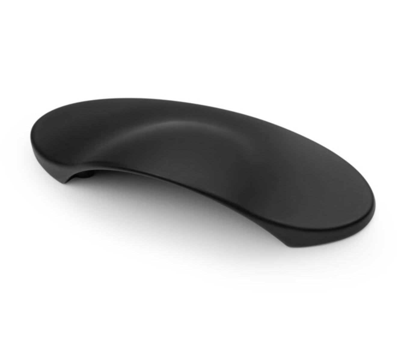 Cabinet Cup Pull Handle SHELL Matt Black