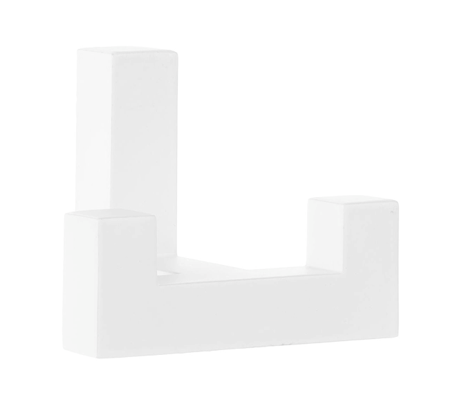 Coat Hook Double Square Wall Door Mounted Hanger