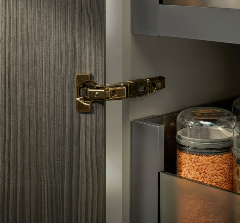 BLUM 71B7650 Soft Close 155° ANTIQUE BRASS 0-Protrusion Half Overlay Cabinet Hinge