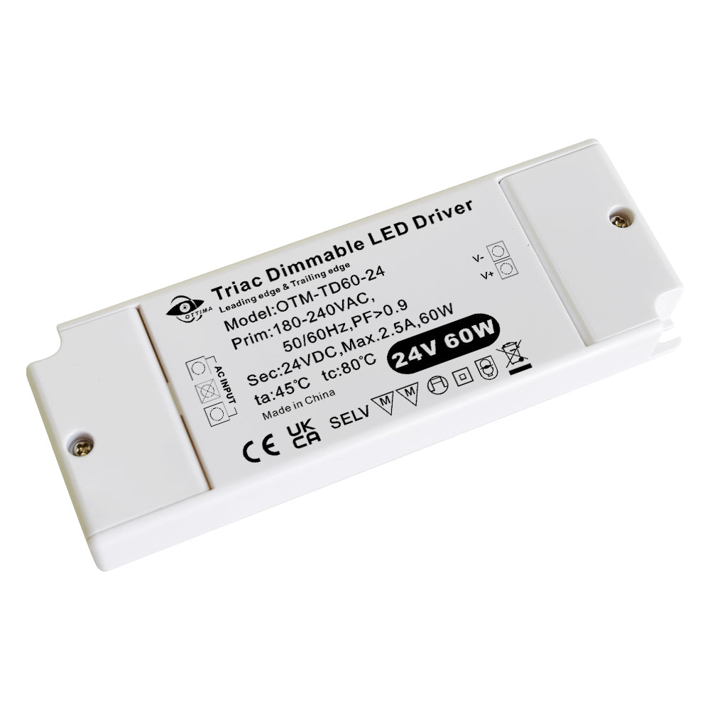 Dimmable LED Triac Driver 24V Constant Voltage IP20