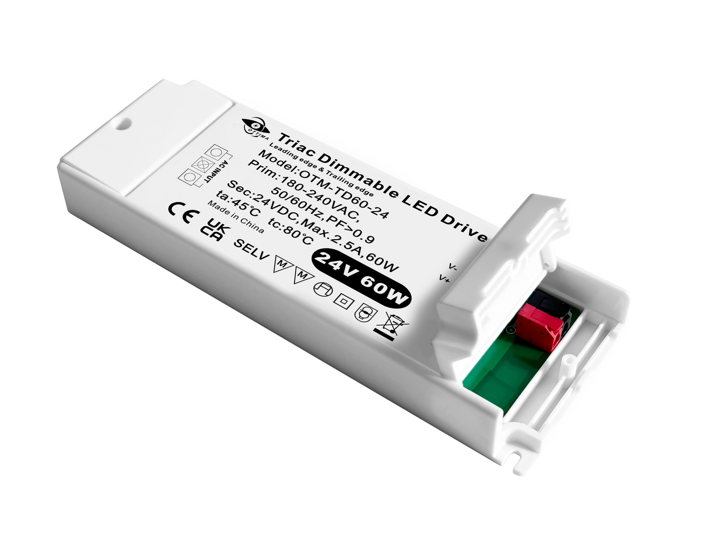 Dimmable LED Triac Driver 24V Constant Voltage IP20